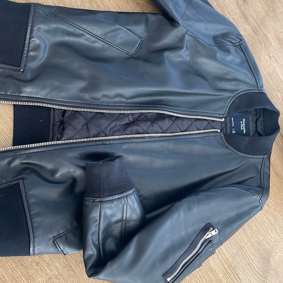 Abercrombie Fitch Jackets Coats Abercrombie And Fitch Leather Jacket Mens Xs Poshmark